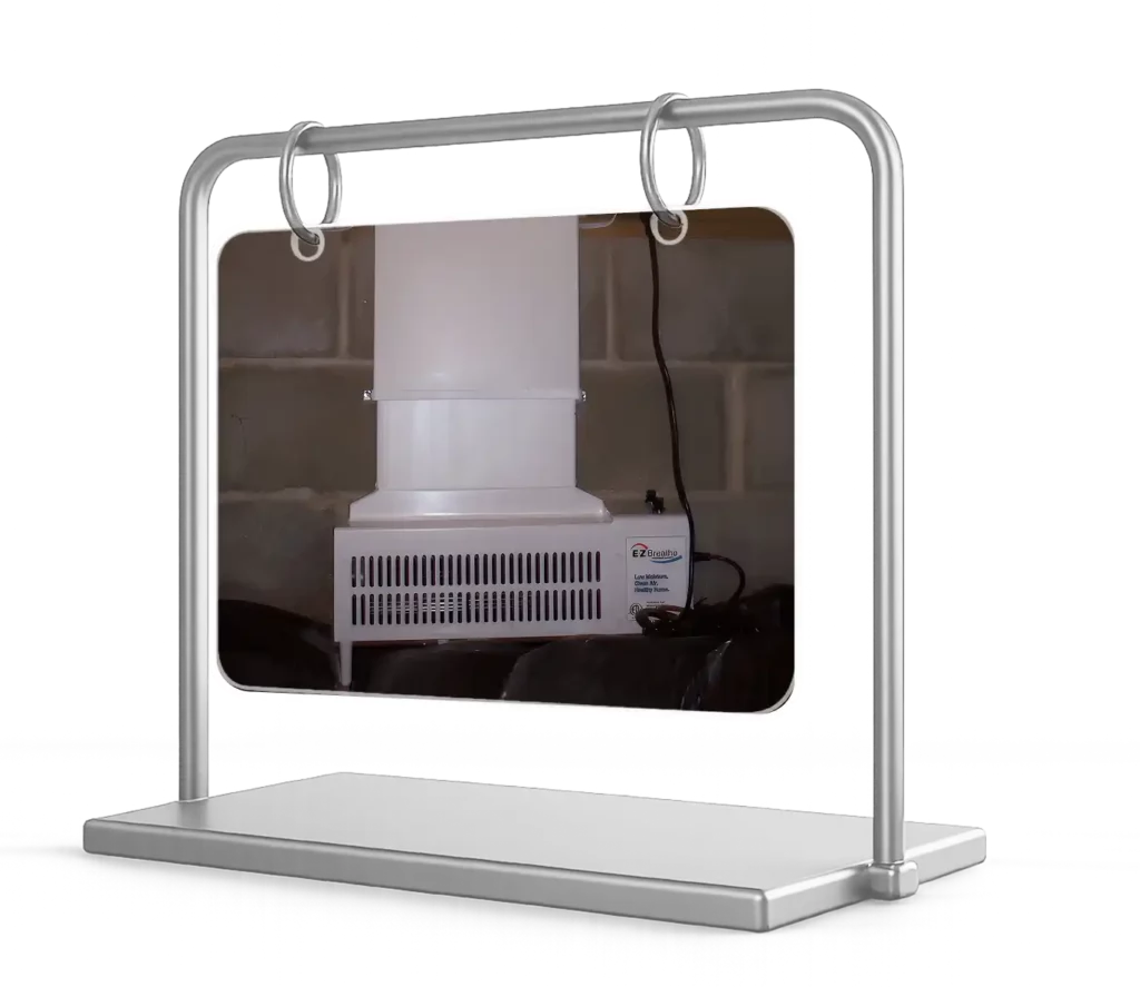 EZ Breathe air ventilation system installed professionally in a residential home.